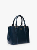 OSPREY LONDON Mini Adaline grab bag in French Navy leather (British brand)
