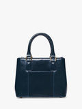 OSPREY LONDON Mini Adaline grab bag in French Navy leather (British brand)