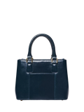 OSPREY LONDON Mini Adaline grab bag in French Navy leather (British brand)