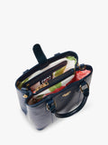 OSPREY LONDON Mini Adaline grab bag in French Navy leather (British brand)