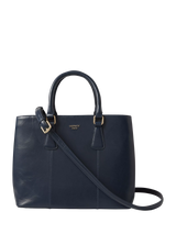 John Lewis OSPREY LONDON Adaline Leather Work Bag, French Navy- Buy online at McGrocer