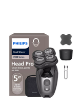 John Lewis Philips Pro 7000 Series Head Shaver, Metallic Black- Buy online at McGrocer