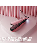ghd Chronos Max Pink hair straightener with heat-resistant bag - British product