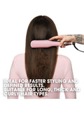 ghd Chronos Max Pink hair straightener with heat-resistant bag - British product