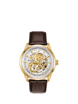 John Lewis Bulova Classic Sutton Men's Round Leather Strap Watch- Buy online at McGrocer