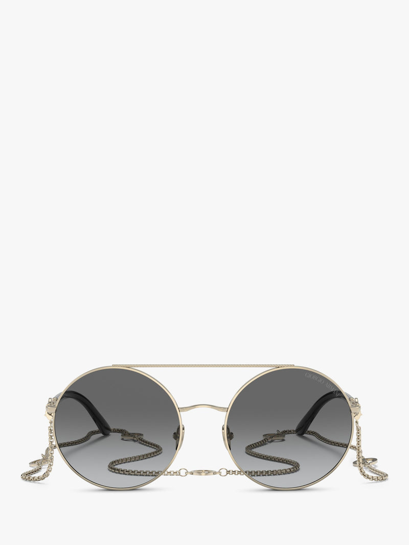 Giorgio Armani round sunglasses gradient lenses (British brand)