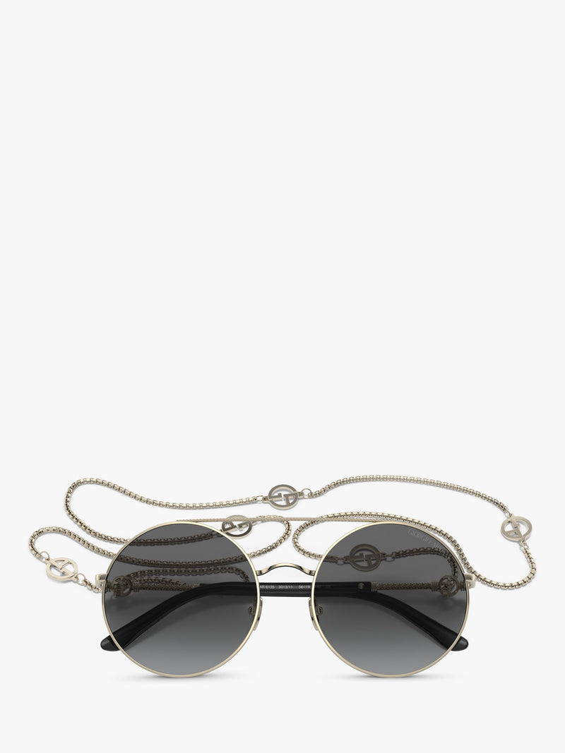 Giorgio Armani round sunglasses gradient lenses (British brand)