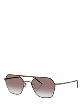 John Lewis Giorgio Armani AR6185 Men's Square Sunglasses Matte Brown Brown Gradient- Buy online at McGrocer