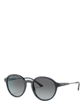 Giorgio Armani oval blue gradient sunglasses - British product