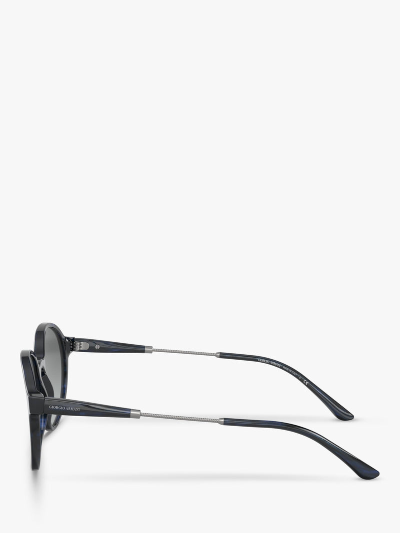 Giorgio Armani oval blue gradient sunglasses - British product