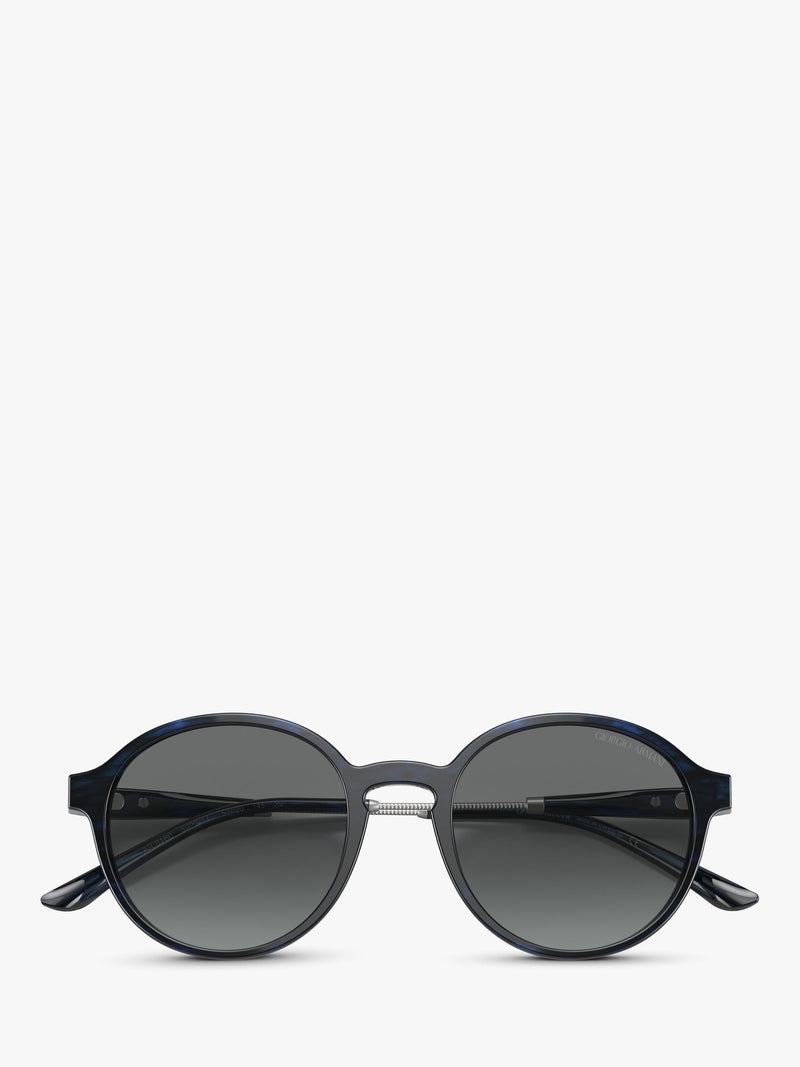 Giorgio Armani oval blue gradient sunglasses - British product