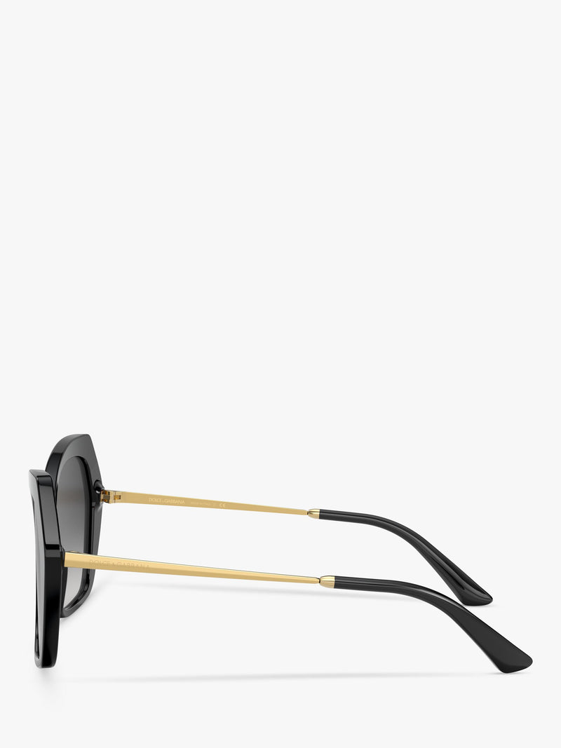 Dolce & Gabbana butterfly sunglasses black grey gradient - British product