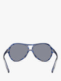 Diesel aviator sunglasses striated blue grey, UK version
