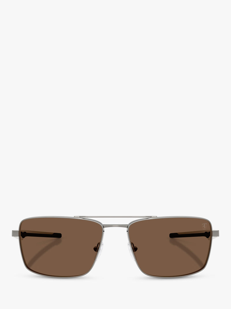 Scuderia Ferrari rectangular men's sunglasses (British brand)