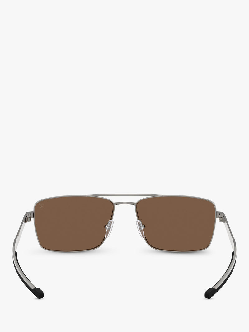 Scuderia Ferrari rectangular men's sunglasses (British brand)