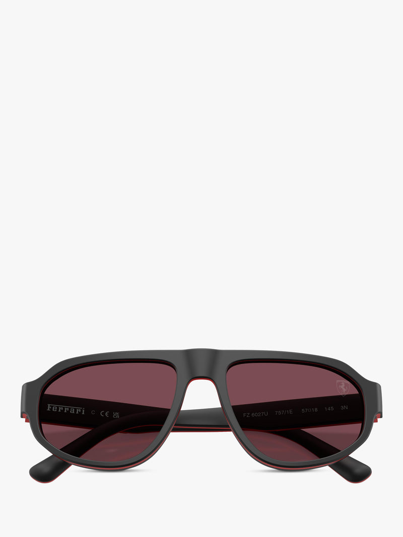 Scuderia Ferrari FZ6027U men's sunglasses black/red, imported from the UK