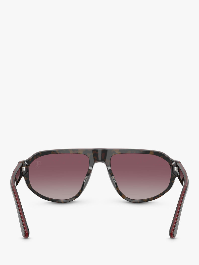 Scuderia Ferrari polarised sunglasses, Havana Red (British brand)