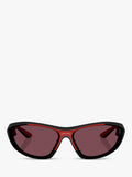Scuderia Ferrari women's cat's eye sunglasses black red, UK version