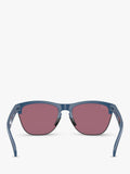 Oakley OO9374 square sunglasses with mirrored pink lenses, imported from the UK