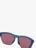 Oakley OO9374 square sunglasses with mirrored pink lenses, imported from the UK