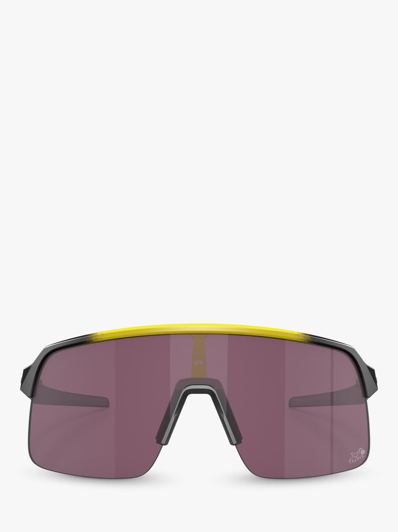 Oakley men's wrap sunglasses yellow grey fade polycarbonate, UK version