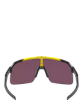 Oakley men's wrap sunglasses yellow grey fade polycarbonate, UK version