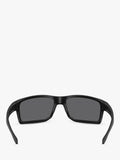 Oakley rectangular sunglasses matte black frame grey lenses UK version