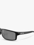 Oakley rectangular sunglasses matte black frame grey lenses UK version