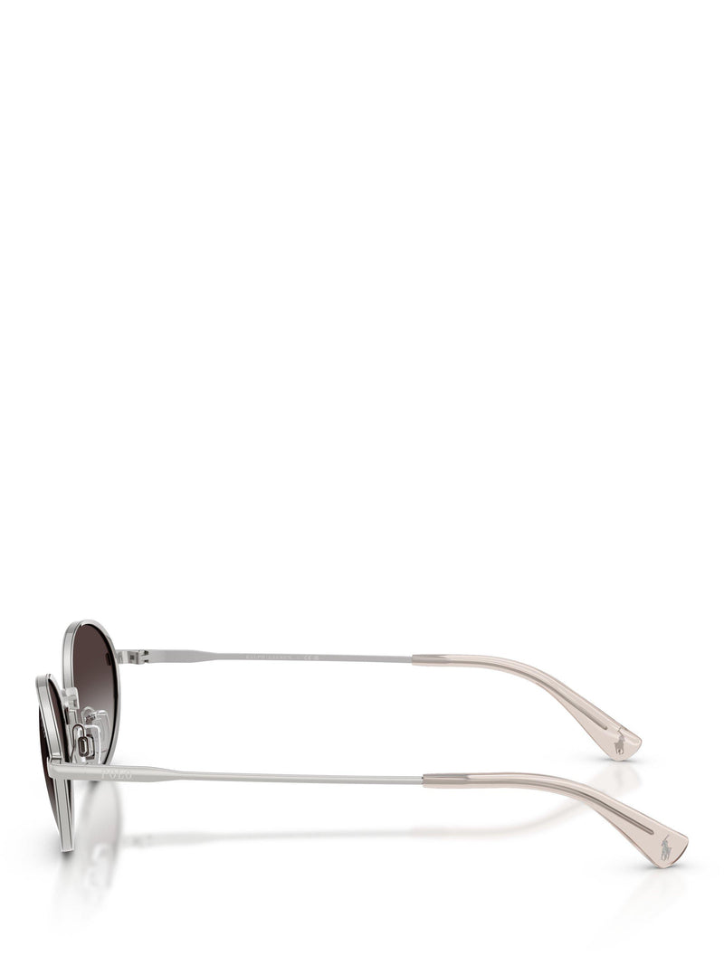 Ralph Lauren oval sunglasses silver grey 53mm, UK version