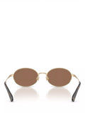 Ralph Lauren oval sunglasses pale gold brown 53mm - British product