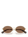 Ralph Lauren oval sunglasses pale gold brown 53mm - British product