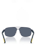 Ralph Lauren aviator sunglasses in navy blue - British product