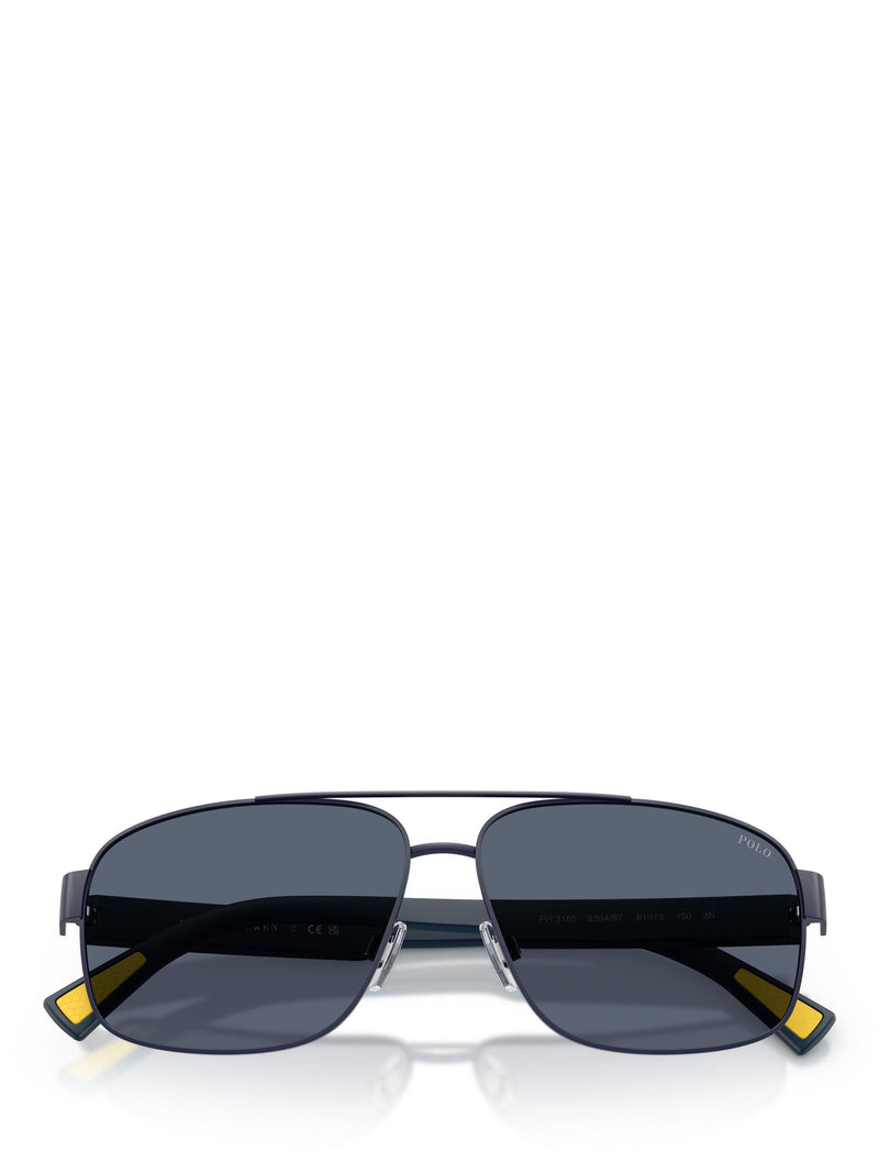 Ralph Lauren aviator sunglasses in navy blue - British product