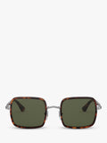 Persol PO2475S men's polarised square sunglasses Havana Green, UK version