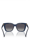 Ralph Lauren square sunglasses with blue frame and grey lenses (British brand)