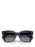 Ralph Lauren square sunglasses with blue frame and grey lenses (British brand)