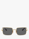 Ray-Ban rectangular sunglasses RB1969 Arista Gold, UK version