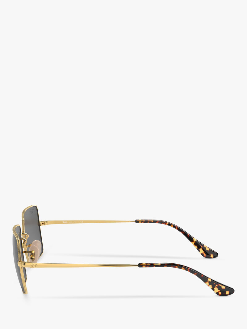 Ray-Ban rectangular sunglasses RB1969 Arista Gold, UK version