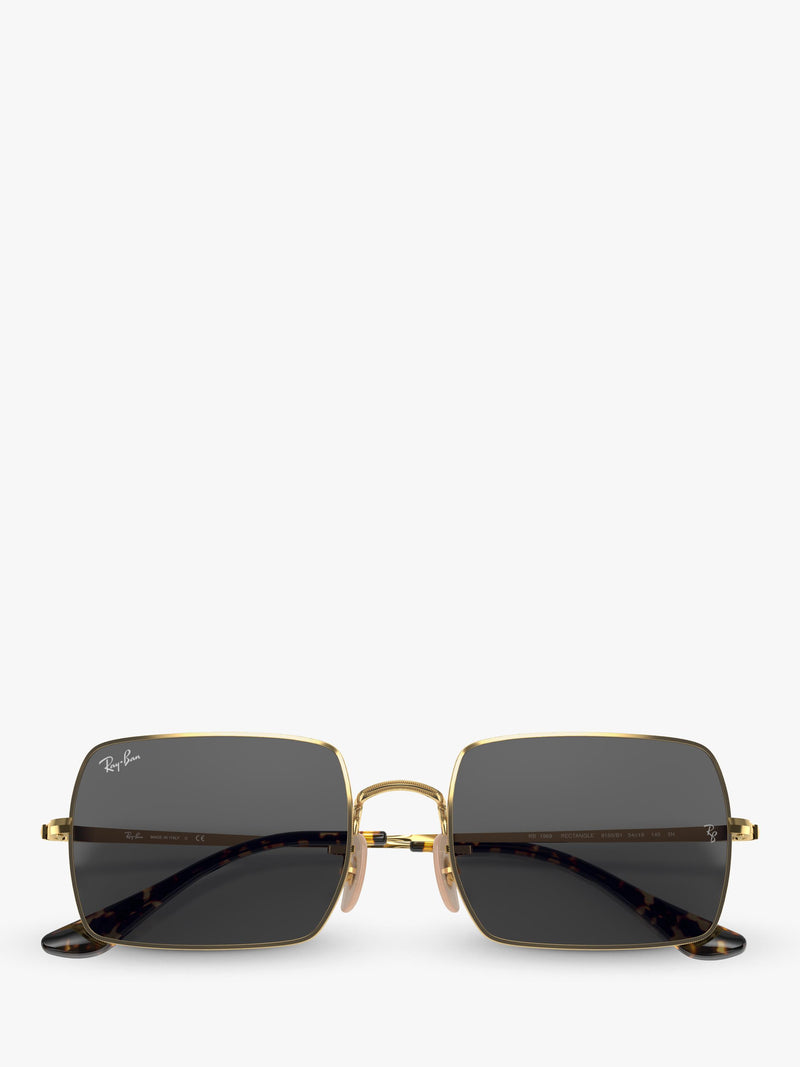 Ray-Ban rectangular sunglasses RB1969 Arista Gold, UK version