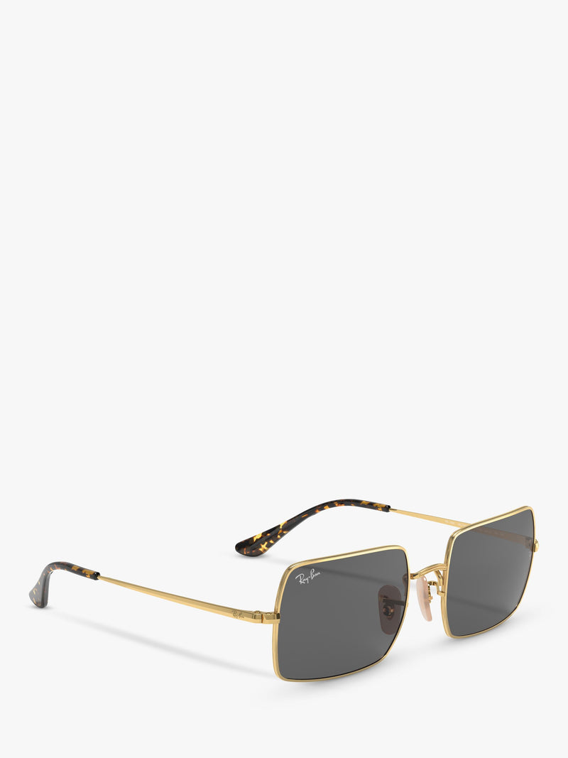Ray-Ban rectangular sunglasses RB1969 Arista Gold, UK version