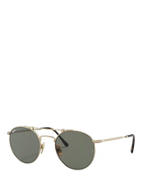 John Lewis Ray-Ban RB8147 Gold Round Sunglasses- Buy online at McGrocer