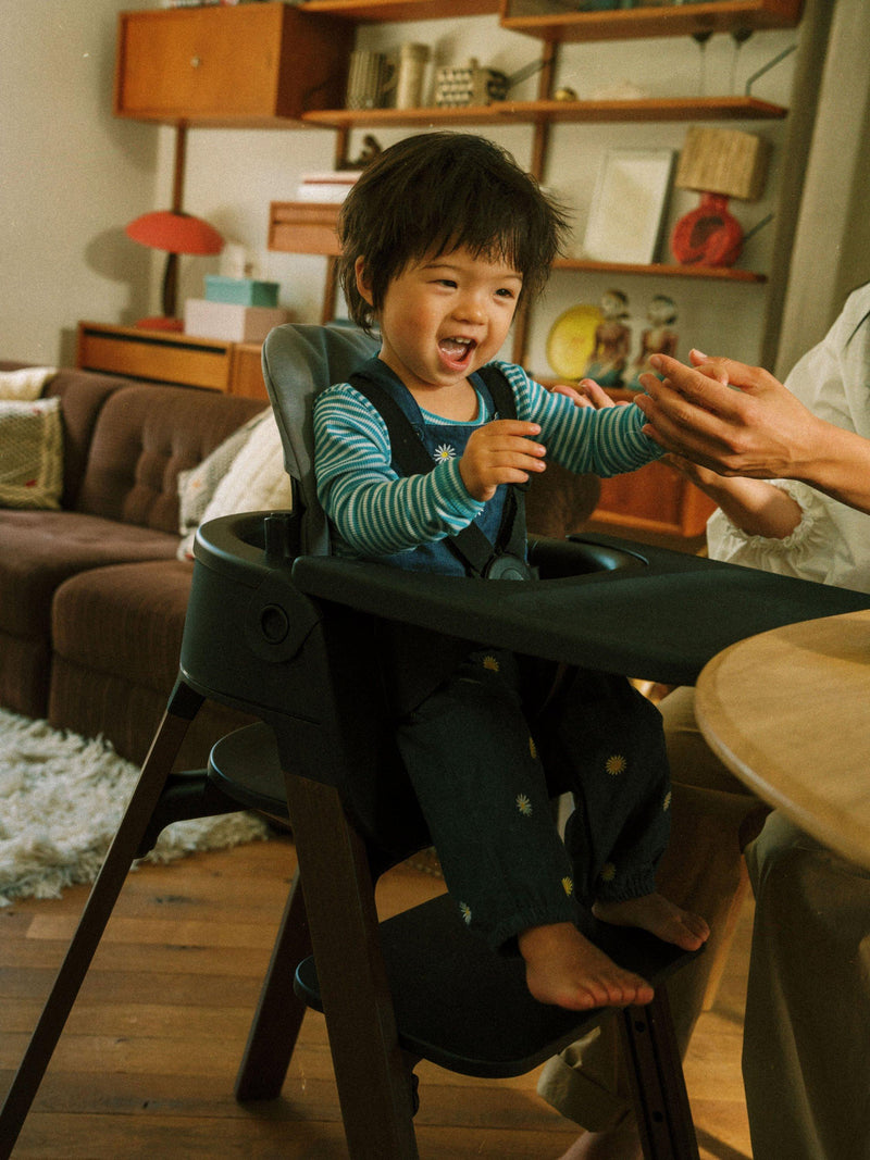 Stokke Steps baby set cushion dark grey melange - British product