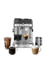 John Lewis Ninja Luxe Café Mini Plus ES352UK Automatic Bean to Cup Espresso and Coffee Machine, Stainless Steel- Buy online at McGrocer
