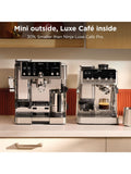 Ninja Luxe Café Mini Plus stainless steel bean to cup coffee machine, UK version