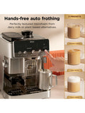 Ninja Luxe Café Mini Plus stainless steel bean to cup coffee machine, UK version