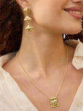 Daisy London gold drop earrings, imported from the UK