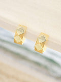 Daisy London gold plated hoop earrings, UK version
