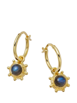 John Lewis Daisy London Labradorite Drop Earrings Gold- Buy online at McGrocer