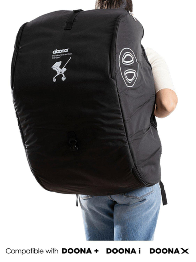 Doona padded travel bag black, imported from the UK