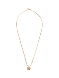 Eclectica vintage ball pendant gold 40cm chain - British product